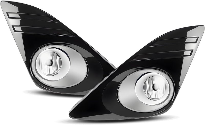 BOXLIGHT Fog Lights Fit For 2012 2013 2014 Toyota Camry Bumper Driving Fog Lamps Assemblies w/Bezel & Switch Wiring Kit 1Pair of Fog Lights - Image 1